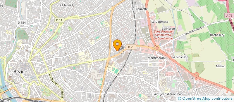 localisation de l'entreprise MADAME LATIFA BARBACH à BEZIERS