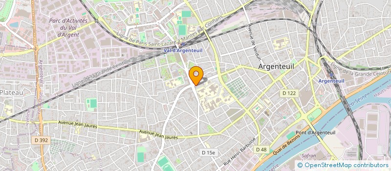 localisation de l'entreprise MADAME LATIFA BASRIRE  ARGENTEUIL