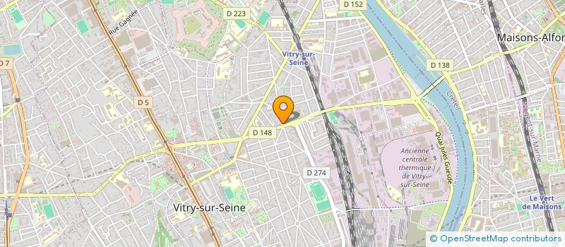 localisation de l'entreprise MADAME LATIFA BEGUM  VITRY-SUR-SEINE