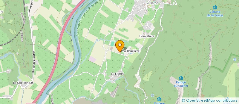 localisation de l'entreprise MADAME LATIFA BENSELLAM  LA RIVIERE