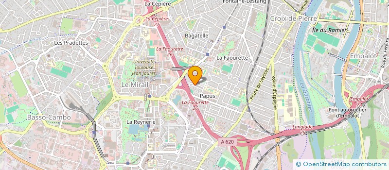 localisation de l'entreprise MADAME LATIFA BOUDA  TOULOUSE