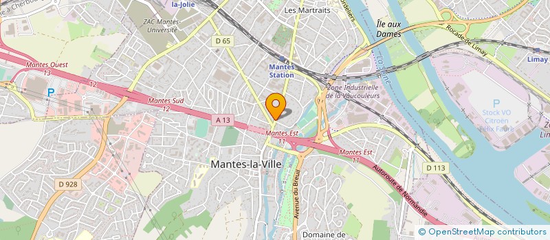 localisation de l'entreprise MADAME LATIFA BOUKELMOUN  MANTES-LA-VILLE