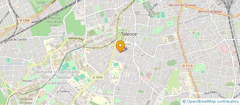 localisation de l'entreprise MADAME LATIFA BOULAICH KASMI  TALENCE