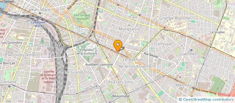 localisation de l'entreprise MADAME LATIFA BOULFOUL  LYON