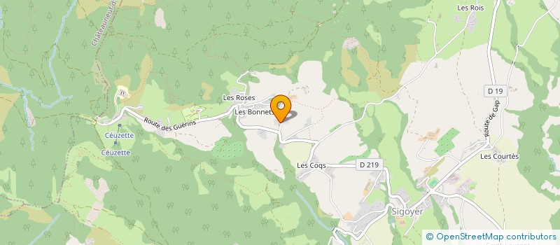 localisation de l'entreprise MADAME LATIFA CHEIKHI  GIGORS