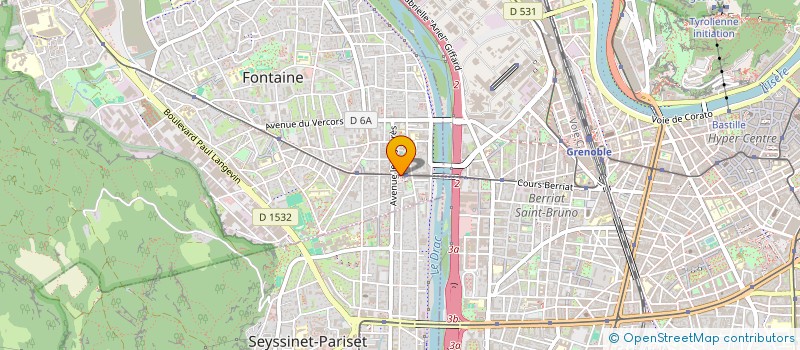 localisation de l'entreprise MADAME LATIFA-DOONIA HENITER  VOIRON