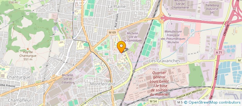 localisation de l'entreprise MADAME LATIFA ECH CHERFI à CLERMONT-FERRAND