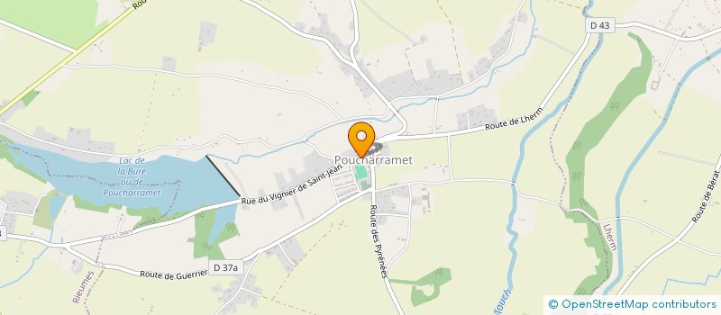 localisation de l'entreprise MADAME LATIFA FADLANE à POUCHARRAMET