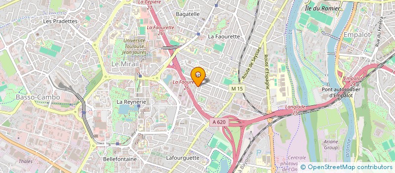 localisation de l'entreprise MADAME LATIFA FELLAH à TOULOUSE