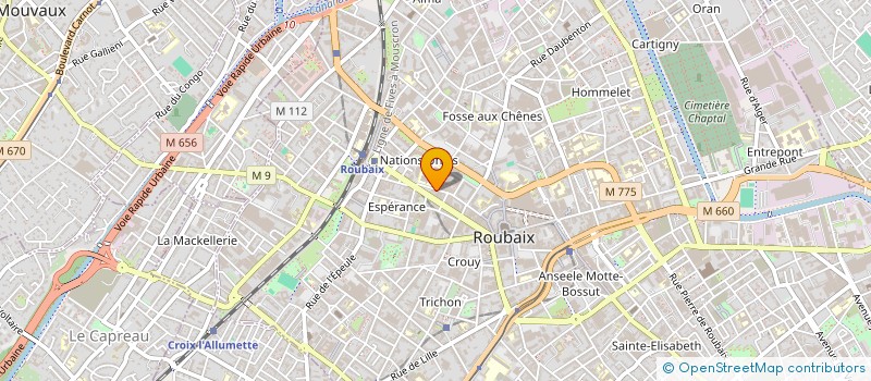 localisation de l'entreprise MADAME LATIFA FERCHICHI  ROUBAIX