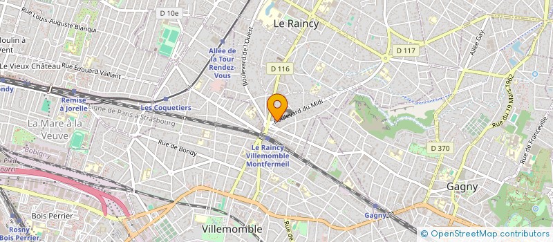 localisation de l'entreprise MADAME LATIFA HADDOUCHE à LE RAINCY