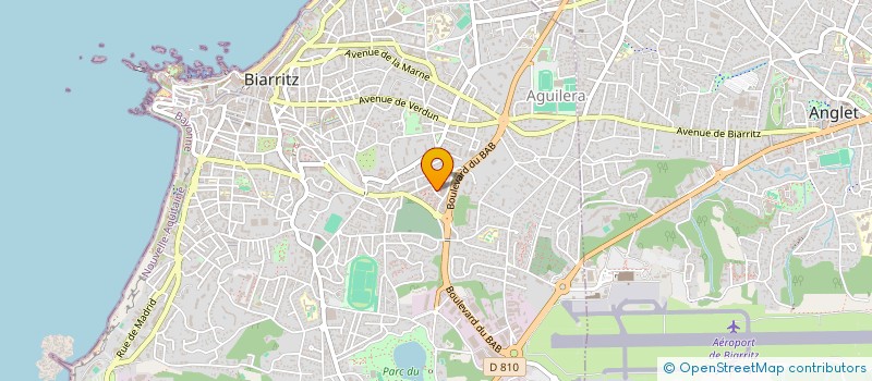 localisation de l'entreprise MADAME LATIFA HAJIB à BIARRITZ