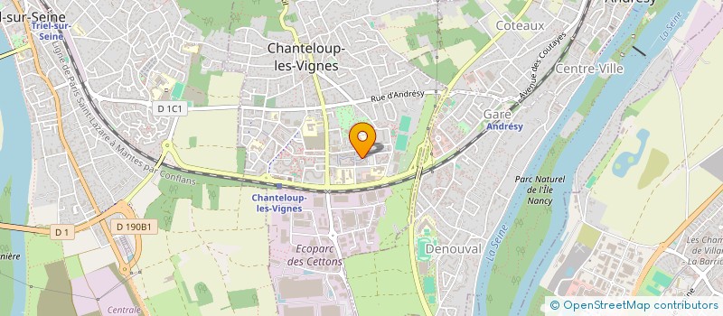 localisation de l'entreprise MADAME LATIFA-HALIMA EL HARNANE  CHANTELOUP-LES-VIGNES