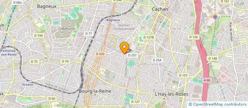 localisation de l'entreprise MADAME LATIFA IFKIRNE à BOURG-LA-REINE