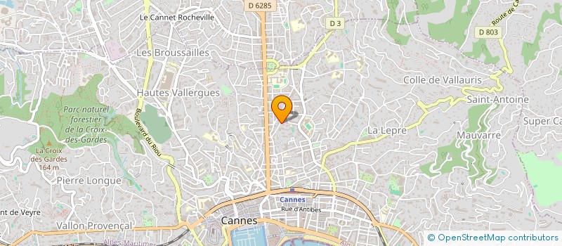 localisation de l'entreprise MADAME LATIFA KHANTACH à CANNES