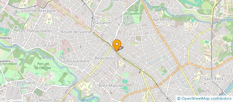 localisation de l'entreprise MADAME LATIFA MESSABEB à NANTES