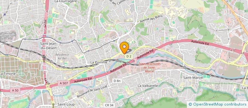 localisation de l'entreprise MADAME LATIFA MILOUDI  MARSEILLE