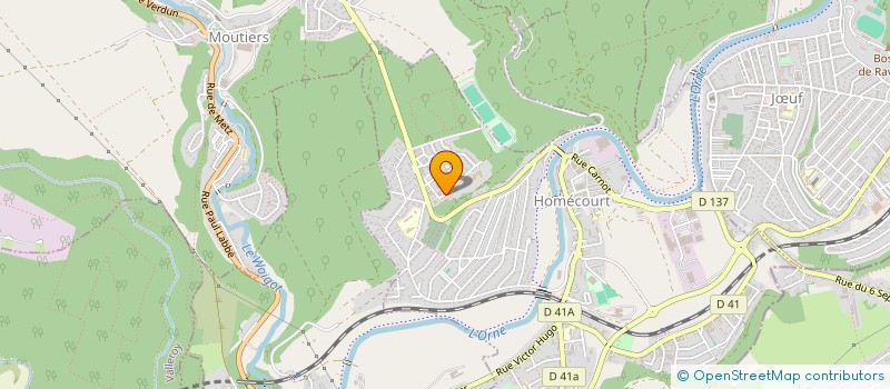 localisation de l'entreprise MADAME LATIFA NOUR ELAIN  HOMECOURT