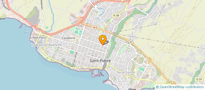 localisation de l'entreprise MADAME LATIFA OMARJEE à SAINT-PIERRE