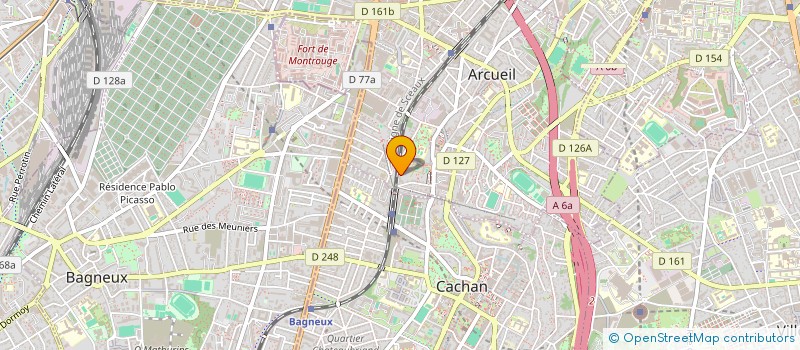 localisation de l'entreprise MADAME LATIFA OUKHELLOU à ARCUEIL