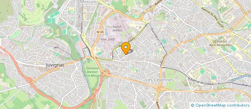 localisation de l'entreprise MADAME LATIFA PRISSIEN à MONTPELLIER