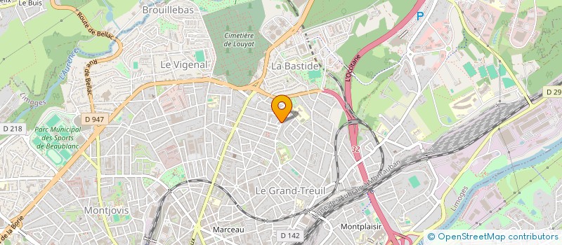 localisation de l'entreprise MADAME LATIFA RAHMAOUI à LIMOGES