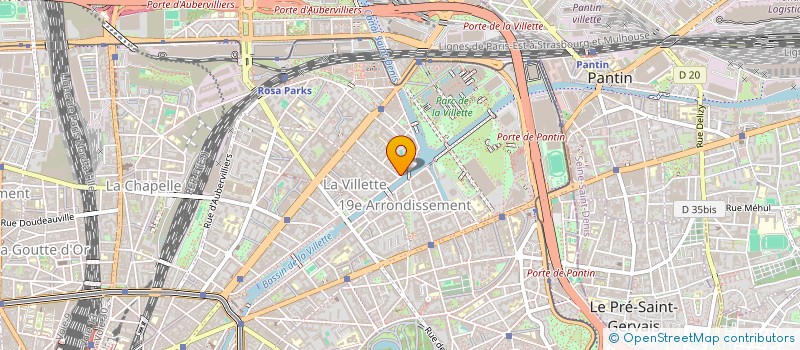 localisation de l'entreprise MADAME LATIFA RAMDANI  PARIS