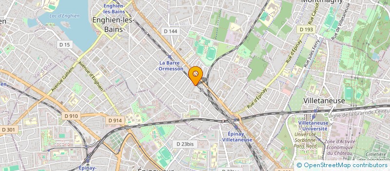 localisation de l'entreprise MADAME LATIFA RIDA  DEUIL-LA-BARRE