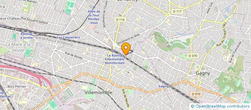 localisation de l'entreprise MADAME LATIFA TABAA à LE RAINCY