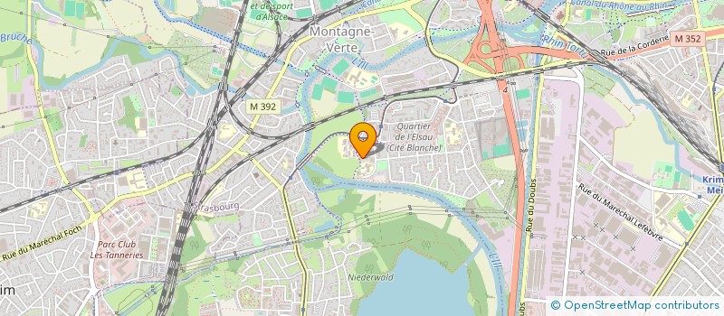 localisation de l'entreprise MADAME LATIFA TOUAJA à STRASBOURG