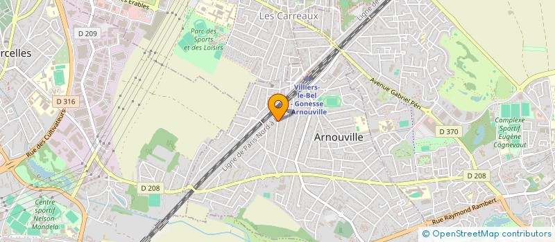 localisation de l'entreprise MADAME LATIFA ZAOUG à ARNOUVILLE