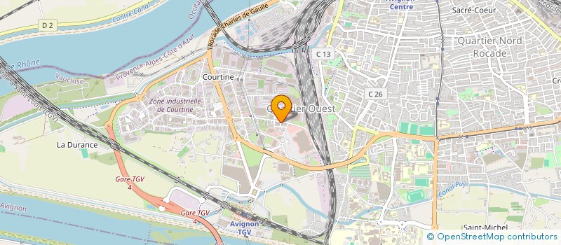 localisation de l'entreprise MADAME LATSAMEE KHAMSATHI  AVIGNON