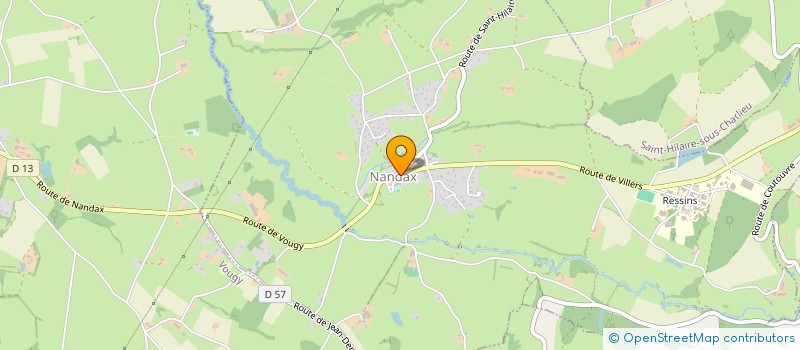 localisation de l'entreprise MADAME LAUGANE MELLARD  NANDAX