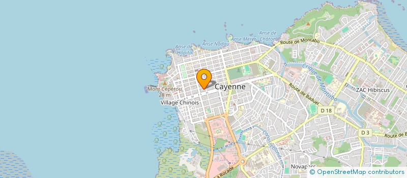 localisation de l'entreprise MADAME LAUL BEHARY à CAYENNE