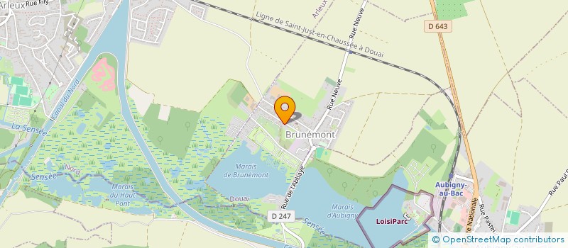 localisation de l'entreprise MADAME LAUNOIS LAURENT  BRUNEMONT