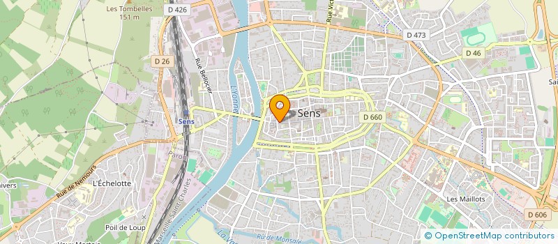 localisation de l'entreprise MADAME LAURA ABREU à SENS
