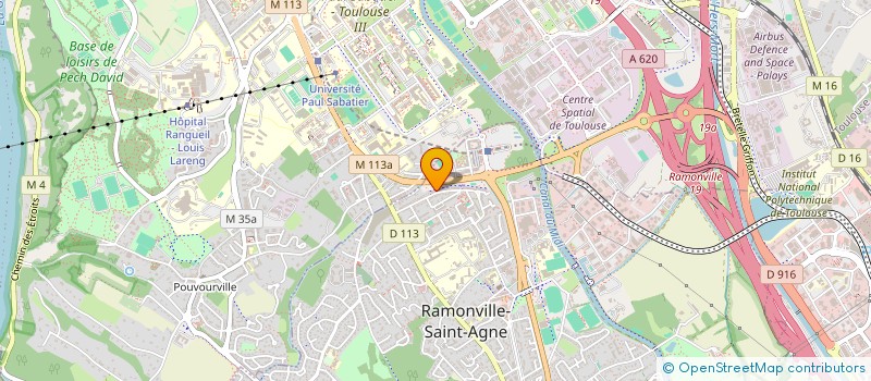 localisation de l'entreprise MADAME LAURA ALCOUFFE  RAMONVILLE-SAINT-AGNE