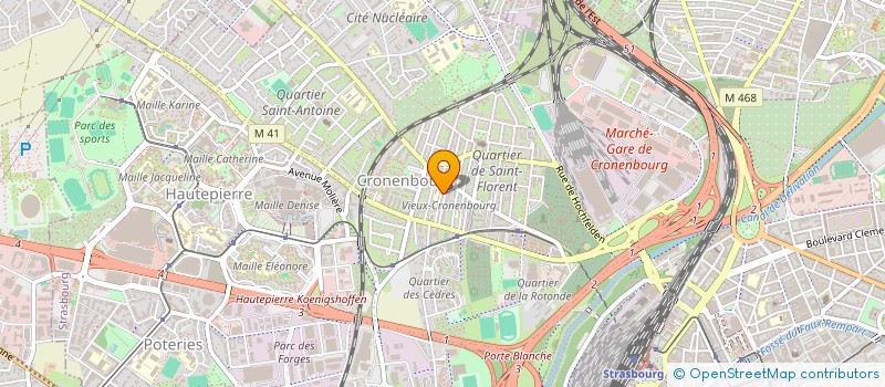 localisation de l'entreprise MADAME LAURA ALINE PATRICIA GIRAUD à STRASBOURG