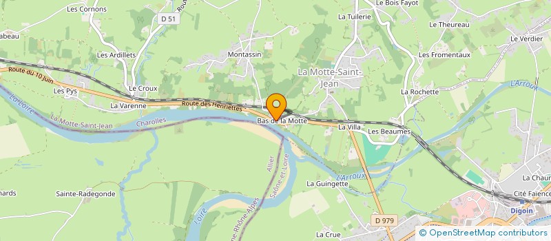 localisation de l'entreprise MADAME LAURA ALIX  LA MOTTE-SAINT-JEAN