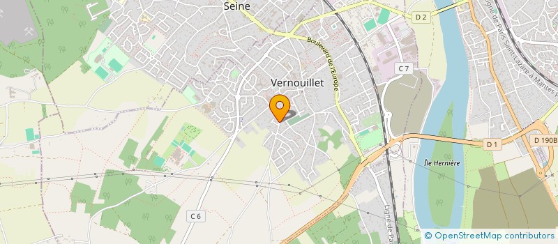 localisation de l'entreprise MADAME LAURA ALLARD  VERNOUILLET