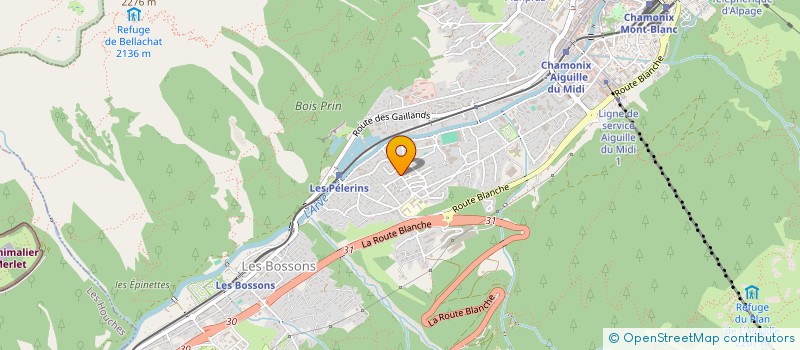 localisation de l'entreprise MADAME LAURA ALLEN  CHAMONIX-MONT-BLANC