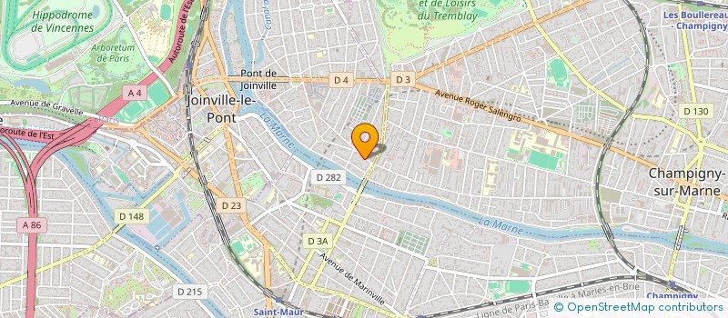 localisation de l'entreprise MADAME LAURA ALLOUCHE à JOINVILLE-LE-PONT