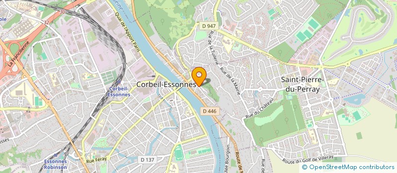 localisation de l'entreprise MADAME LAURA ALMEIDA à CORBEIL-ESSONNES
