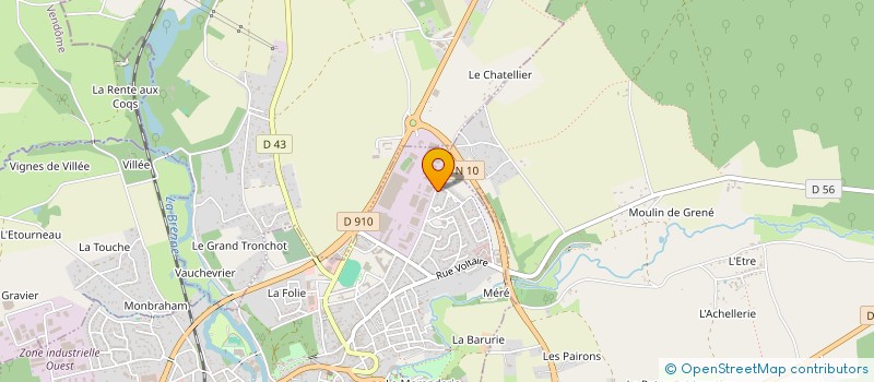 localisation de l'entreprise MADAME LAURA ALMERAS  CHATEAU-RENAULT