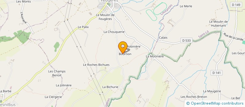 localisation de l'entreprise MADAME LAURA ANDRE  FEUGERES