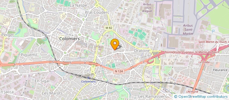 localisation de l'entreprise MADAME LAURA ANDRE à COLOMIERS