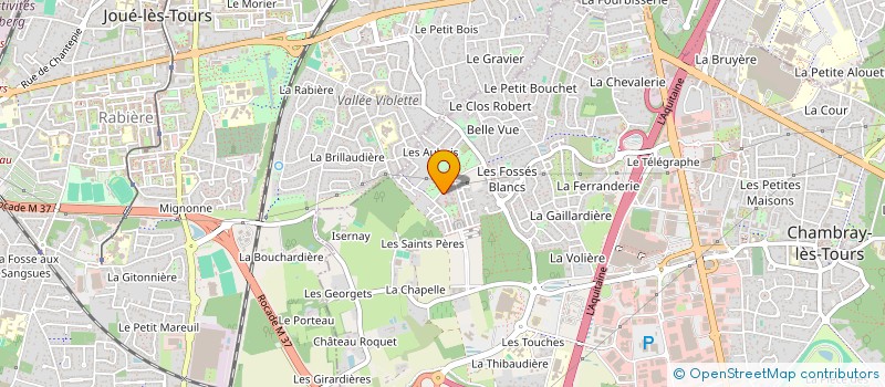 localisation de l'entreprise MADAME LAURA ANDRE  CHAMBRAY-LES-TOURS