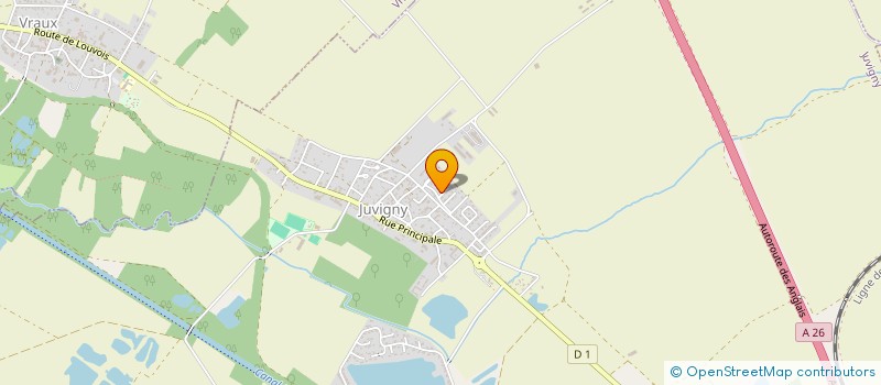 localisation de l'entreprise MADAME LAURA ANGLADE  JUVIGNY