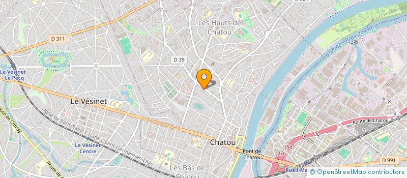 localisation de l'entreprise MADAME LAURA ANNA BITTOUN  CHATOU