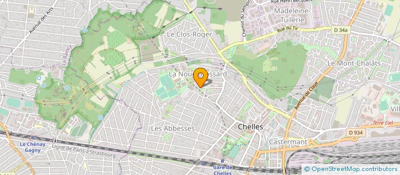 localisation de l'entreprise MADAME LAURA ANTHONY  CHELLES